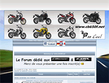 Tablet Screenshot of cb650f.net